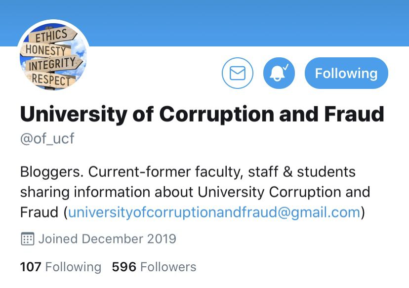 UCF acknowledges anonymous Twitter account in statement